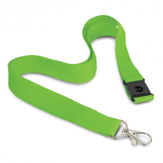 3D Logo Lanyards bright green